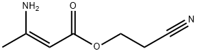 3-氨基巴豆酸氰乙酯, 193539-61-6, 结构式