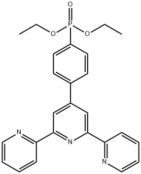 Diethyl (4-([2,2':6',2''-terpyridin]-4'-yl)phenyl)phosphonate Structure