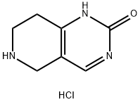 5,6,7,8-tetrahydropyrido[4,3-d]pyrimidin-2-ol hydrochloride Struktur