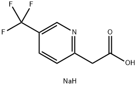 Sodium 2-(5-(trifluoromethyl)pyridin-2-yl)acetate Structure