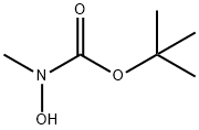 tert-butyl hydroxy(methyl)carbamate 化学構造式