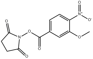N-Succinimidyl 3-Methoxy-4-nitrobenzoate Structure