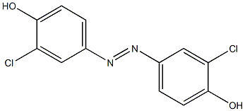3,3'-DICHLORO-4,4'-DIHYDROXYAZOBENZENE Structure