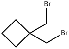 1,1-bis(bromomethyl)cyclobutane Struktur