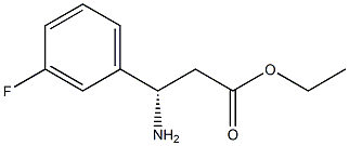 ethyl(S)-3-amino-3-(3-fluorophenyl)propanoate Structure