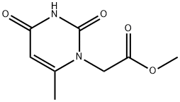 6-Mthyluracil-1-yl acetic acid methyl ester Structure