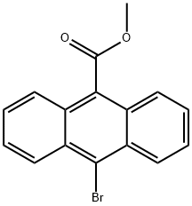 10-溴-9-蒽羧酸甲酯, 2086-18-2, 结构式