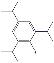 Benzene, 2-iodo-1,3,5-tris(1-methylethyl)-
 Struktur