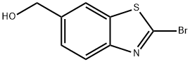 (2-溴苯并[D]噻唑-6-基)甲醇, 214337-28-7, 结构式