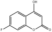7-氟-4-羟基-2H-吡喃-2-酮,2145-27-9,结构式