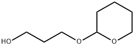 3-(四氢-2H-吡喃-2-基氧基)丙烷-1-醇, 2162-33-6, 结构式