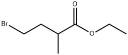 ethyl 4-bromo-2-methylbutanoate 化学構造式