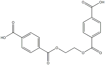 1,2-bis-(4-carboxy-benzoyloxy)-ethane Struktur