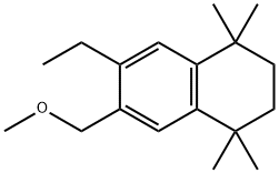 6-ETHYL-7-METHOXYMETHYL-1,2,3,4-TETRAHYDRO-1,1,4,4-TETRAMETHYLNAPHTHALENE Struktur