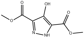 Dimethyl 4-Hydroxypyrazole-3,5-dicarboxylate Structure