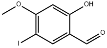 2-Hydroxy-5-iodo-4-methoxy-benzaldehyde Struktur
