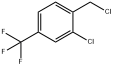 BENZENE, 2-CHLORO-1-(CHLOROMETHYL)-4-(TRIFLUOROMETHYL)- Structure