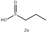 Bis[(propylsulfinyl)oxy]zinc Struktur