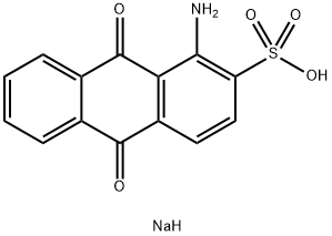1-氨基-9,10-二氧代-9,10-二氢蒽-2-磺酸钠, 24429-49-0, 结构式