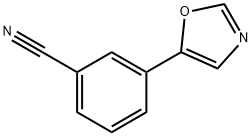 3-(5-oxazolyl)benzonitrile Structure