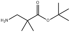 3-氨基-2,2-二甲基丙酸叔丁酯 结构式