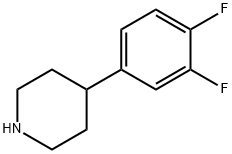4-(3,4-difluorophenyl)piperidine hydrochloride Structure