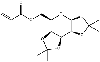 6-O-Acryloyl-1,2:3,4-bis-O-(1-methylethylidene)-alpha-D-galactopyranose contains MEHQ as inhibitor Structure