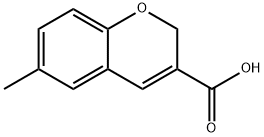 6-methyl-2H-chromene-3-carboxylic acid Structure