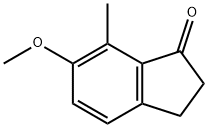 6-METHOXY-7-METHYL-2,3-DIHYDRO-1H-INDEN-1-ONE Structure