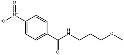 4-nitro-N-(3-methoxypropyl)benzamide,285987-12-4,结构式