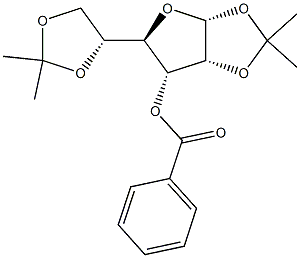 3-O-Benzoyl-1,2:5,6-bis(di-O-isopropylidene)-alpha-D-allofuranose Structure