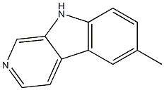 6-METHYL-9H-PYRIDO[3,4-B]INDOLE Structure