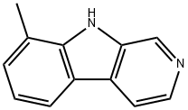 8-METHYL-9H-PYRIDO[3,4-B]INDOLE Struktur