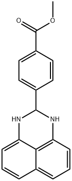 4-(2,3-Dihydro-1H-perimidin-2-yl)-benzoic acid methyl ester Struktur