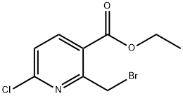 ethyl 2-(bromomethyl)-6-chloronicotinate Structure