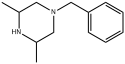 1-Benzyl-3,5-dimethylpiperazine Struktur