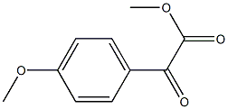 2-(4-甲氧基苯基)-2-氧代乙酸甲酯, 32766-61-3, 结构式