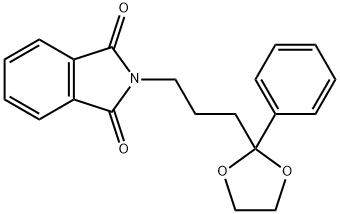 2-[3-(2-Phenyl-1,3-Dioxolan-2-Yl)Propyl]Isoindole-1,3-Dione Struktur