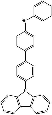 4'-(9H-CARBAZOL-9-YL)-N-PHENYL-[1,1'-BIPHENYL]-4-AMINE 结构式