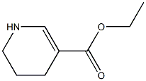 1,4,5,6-テトラヒドロピリジン-3-カルボン酸エチル 化学構造式