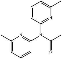 N,N-Bis(6-methylpyridin-2-yl)acetamide Structure