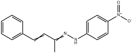 4-PHENYL-3-BUTEN-2-ONE (4-NITROPHENYL)HYDRAZONE Struktur