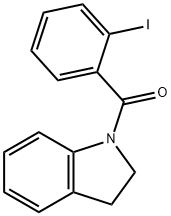 Indolin-1-yl(2-iodophenyl)methanone Structure