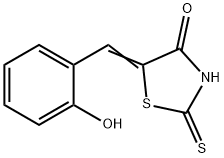 5-(2-HYDROXY-BENZYLIDENE)-2-THIOXO-THIAZOLIDIN-4-ONE, 34709-44-9, 结构式