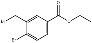 4-Bromo-3-bromomethyl-benzoic acid ethyl ester Struktur