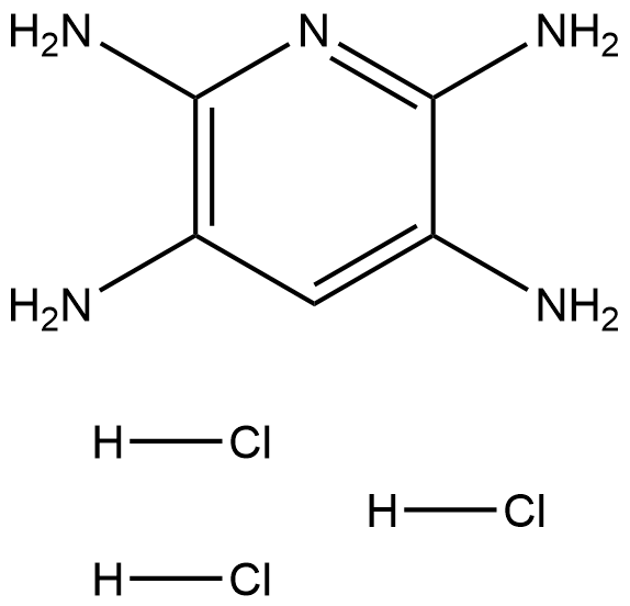 2,3,5,6-四氨基吡啶三盐酸盐 结构式