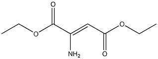 Diethyl 2-aminofumarate Structure