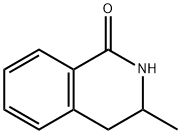 3-甲基-1,2,3,4-四氢异喹啉-1-酮 结构式