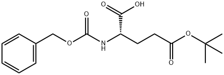 N-[苄氧羰基]谷氨酸 5-叔丁酯, 3588-59-8, 结构式