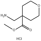 Methyl 4-(Aminomethyl)Oxane-4-Carboxylate Hydrochloride Struktur